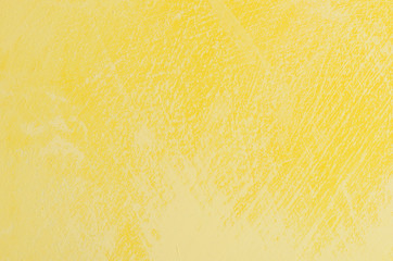 close up painted in shades of yellow wall