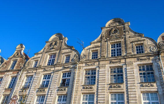 Fa&ccedil;ades flamandes, Arras, France