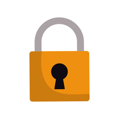 padlock lock security protection symbol vector illustration eps 10