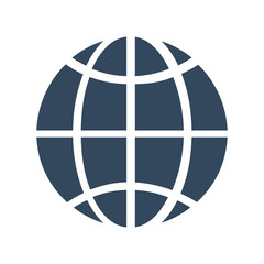 global technology communication connection icon vector illustration eps 10