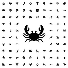 crab icon illustration