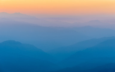 Himalaya at sunrise