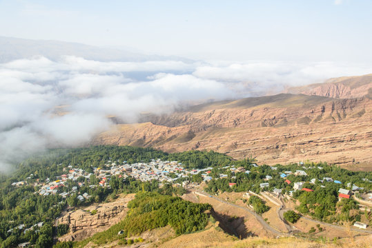 landscape around Alamut Castle, Iran