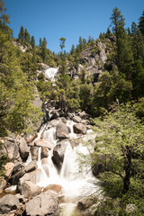 Fototapeta na wymiar Cascade Waterfall, Yosemite Nat'l Park, CA, USA