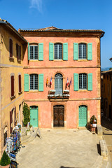 Old city of Rousillon, France