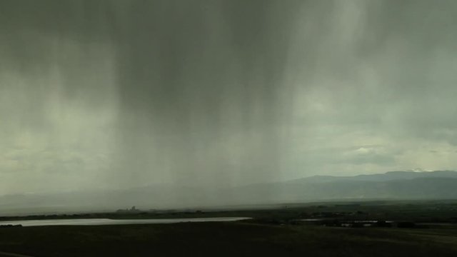 Microburst Drops Rain and Wind on Farms