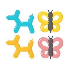 Balloons vector set.