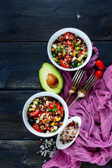Red rice salad