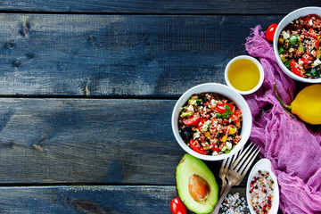 Red rice salad