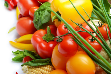 Group of fresh vegetables, closeup