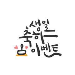 Birthday Calligraphy