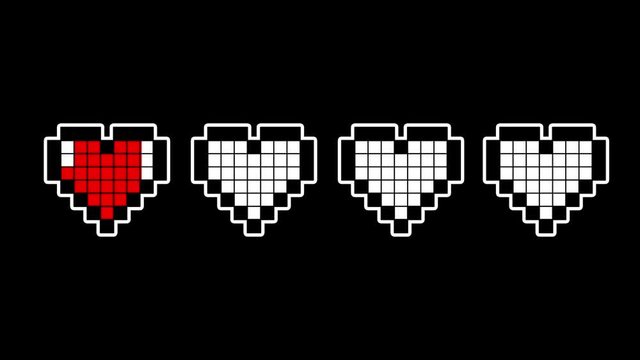 Pixel Hearts
