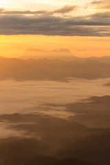 Sea Of Mist With Doi Luang Chiang Dao, View Form Doi Dam in Wianghaeng