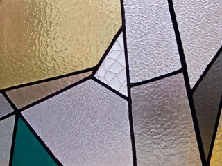 abstract stained glass - obrazy, fototapety, plakaty