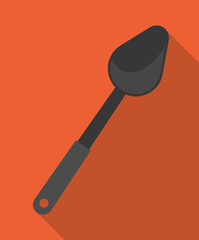 spatula kitchen supplies icon image vector illustration design 