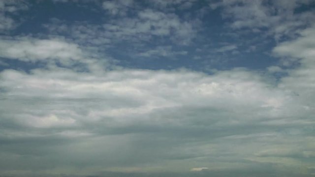 Active Altocumulus Clouds Roll Along