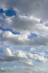 Obraz premium Cloudy sky over horizon.