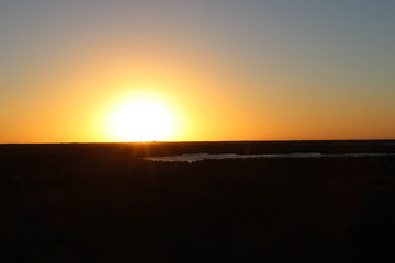 Sunset over the marsh