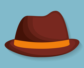 classic hat icon image vector illustration design 