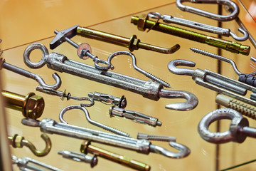 screws, nuts, clamps ...