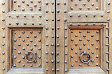 Old door in Florence, Italy