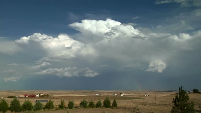 Updrafts and Downdrafts in Prairie Storm clouds