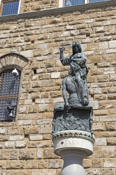 Judith And Holofernes In Florence, Italy