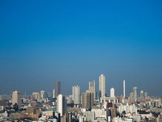 Fototapeta premium 池袋の高層ビル街
