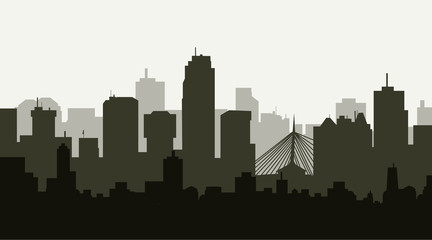 Fototapeta premium Winnipeg Morning Skyline