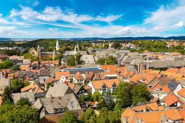 Fototapeta na wymiar Panoramic view of Goslar, Germany
