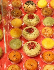 delicious to eat desserts made of cheese and aromatic spices in