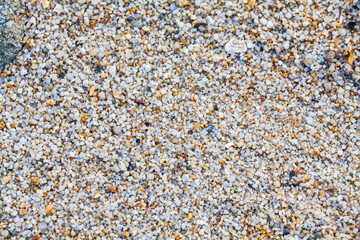Close up view of hard sand texture for blur background