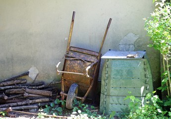 tools in the garden