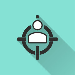Target - vector icon.