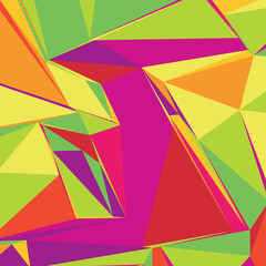 Abstract background with colorful triangles for magazines, bookl