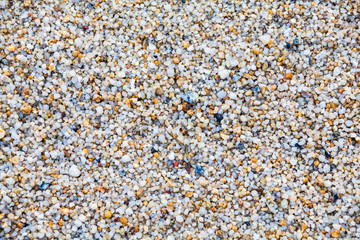 Close up view of hard sand texture for blur background