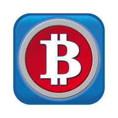 Obraz premium bitcoin icon