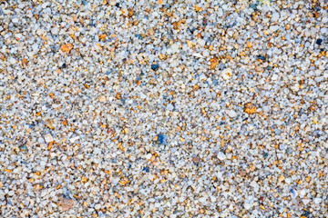 Close up view of hard sand texture for blur background