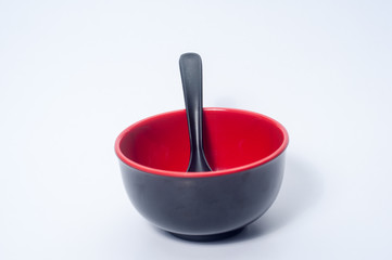 The Empty Bowl With Spoon