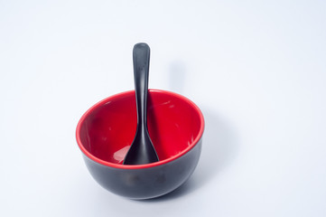 The Empty Bowl With Spoon