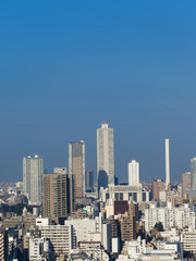 Obraz premium 池袋の高層ビル街