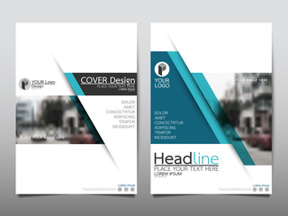 Blue technology flyer cover business brochure vector design, Leaflet advertising abstract background, Modern poster magazine layout template, Annual report for presentation.