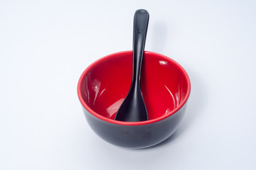 The Empty Bowl With Spoon