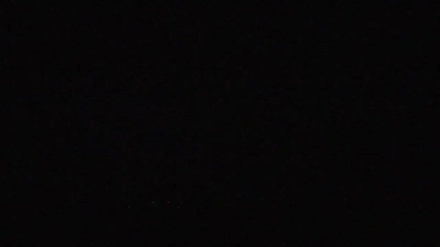 Lightning Flashes on Horizon at Night