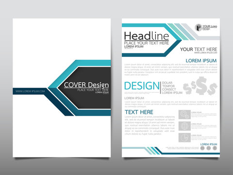 Blue technology flyer cover business brochure vector design, Leaflet advertising abstract background, Modern poster magazine layout template, Annual report for presentation.