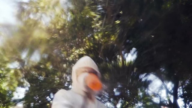 Man doing pest control