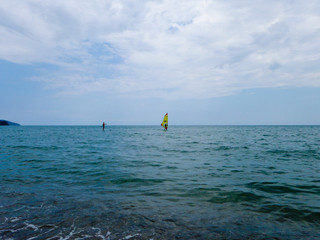 Windsurfing in Black Sea