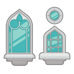 Vector windows collection of various types.