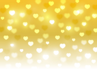 Hearts bokeh background for Your design 