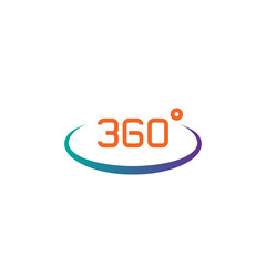 360 degree view sign. vector icon, solid logo illustration, pictogram isolated on white